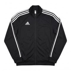 Adidas Trackjacket Sport Schwarz Weiß Herren Polyester – Vorderansicht