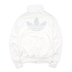 Adidas Trackjacket Firebird Weiß Silber Damen Polyester – Rückseite