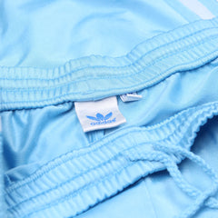 Adidas Trackpants Firebird Hellblau Hellblau Damen Polyester – Nahaufnahme-3