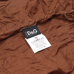 D&G Sweater Designer Braun Herren Baumwolle – Nahaufnahme-2