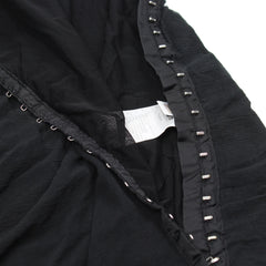 D&G Tanktop Designer Schwarz Damen Baumwolle, Nylon – Nahaufnahme-2