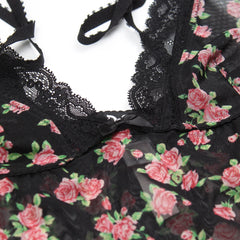 D&G Underwear Designer Schwarz Pink Damen Nylon, Elastan – Nahaufnahme-1