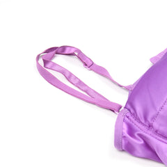 D&G Unterwäsche Designer Lila Damen Nylon Elastan Baumwolle – Nahaufnahme-2