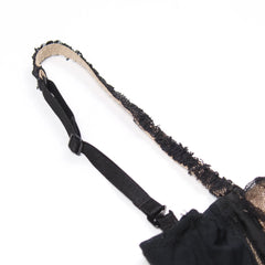 D&G Unterwäsche Designer Schwarz Beige Damen Nylon, Elastan – Nahaufnahme-2