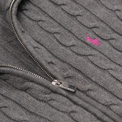 Ralph Lauren Zopfmuster Strickjacke