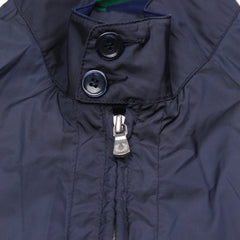 Fred Perry Jacke Casual Marineblau Herren Nylon – Nahaufnahme-2