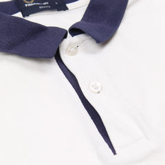 Fred Perry Polo Casual Weiß Herren Baumwolle – Nahaufnahme-3