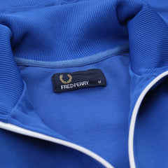 Fred Perry Trackjacket Casual Blau Marineblau Herren – Nahaufnahme-2
