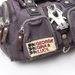 GG&L Handtasche Y2K Braun Damen Baumwolle – Nahaufnahme-3
