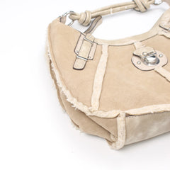 Guess Handtasche Y2K Beige Creme Damen Kunstleder – Nahaufnahme-3