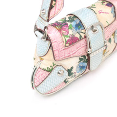 Guess Handtasche Y2K Bunt Damen KunstLeder, Baumwolle – Nahaufnahme-2