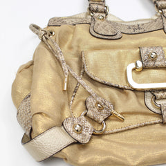 Guess Handtasche Y2K Gold Damen Kunstleder – Nahaufnahme-2