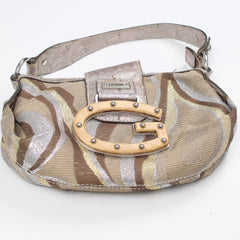 Guess Handtasche Y2K Gold Silber Damen Mischgewebe – Nahaufnahme-1