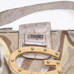 Guess Handtasche Y2K Gold Silber Damen Mischgewebe – Nahaufnahme-3