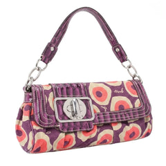Guess Handtasche Y2K Lila Pink Damen Baumwolle PVC – Vorderansicht