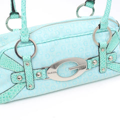 Guess Handtasche Y2K Mintgrün Grün Damen Polyester PVC – Nahaufnahme-1