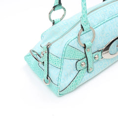 Guess Handtasche Y2K Mintgrün Grün Damen Polyester PVC – Nahaufnahme-3