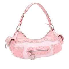 Guess Handtasche Y2K Pink Rose Damen Baumwolle Kunstleder – Vorderansicht