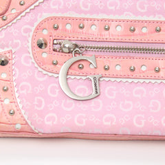 Guess Handtasche Y2K Rose Damen Baumwolle, Kunstleder – Nahaufnahme-2
