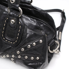 Guess Handtasche Y2K Schwarz Damen Kunstleder – Nahaufnahme-4