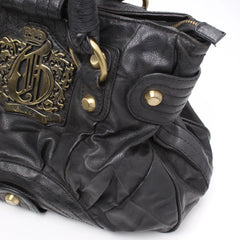 Guess Handtasche Y2K Schwarz Gold Damen Kunstleder – Nahaufnahme-3