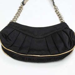 Guess Handtasche Y2K Schwarz Gold Damen Polyester – Nahaufnahme-3