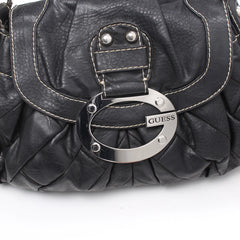 Guess Handtasche Y2K Schwarz Silber Damen Kunstleder – Nahaufnahme-1