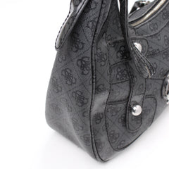 Guess Handtasche Y2K Schwarz Silber Damen Kunstleder – Nahaufnahme-3