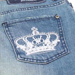 Juicy Couture Rock Y2K Blau Damen Baumwolle – Nahaufnahme-2