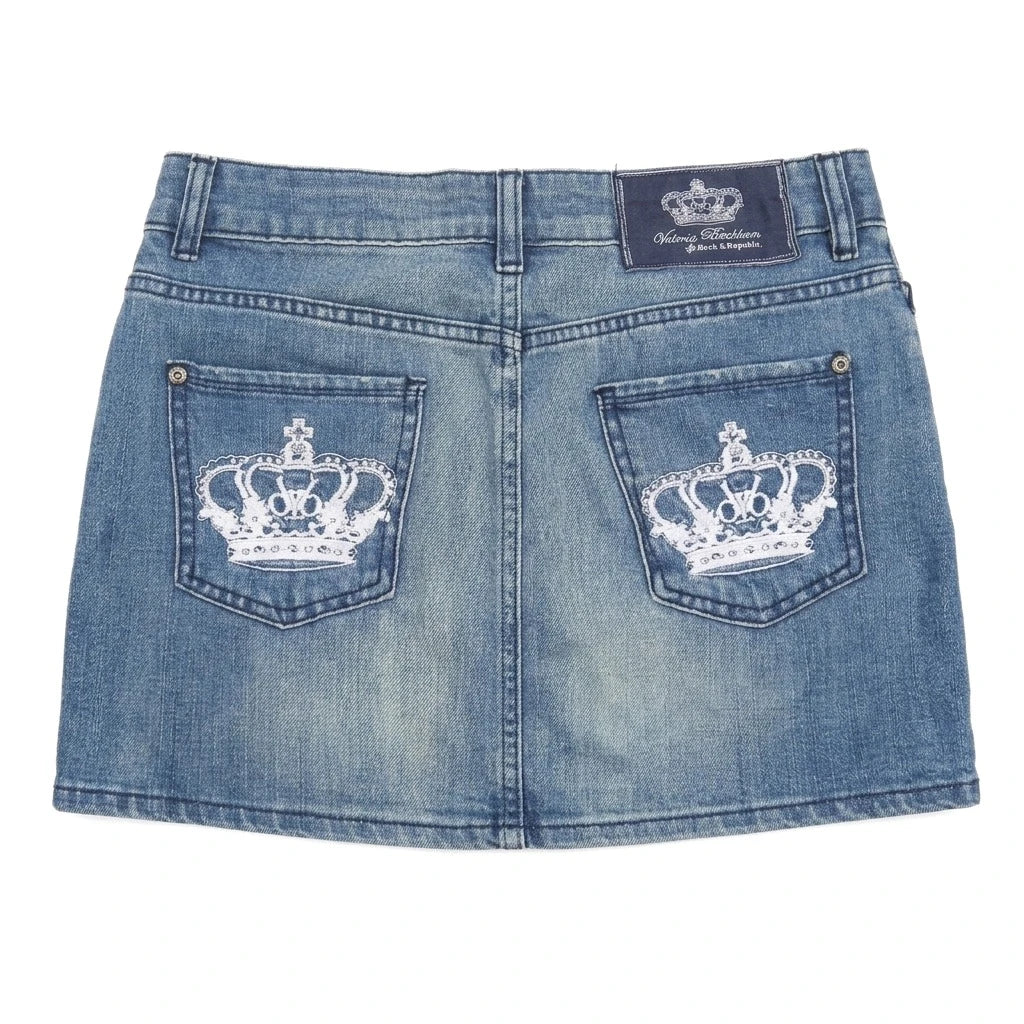 Juicy Couture Rock Y2K Blau Damen Baumwolle – Vorderansicht