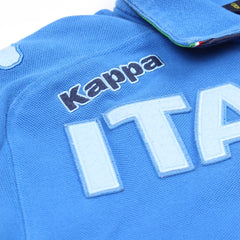Kappa Polo Chief Keef Blau Herren Baumwolle – Nahaufnahme-1