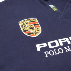 La Martina Polo Chief Keef Marineblau Herren Baumwolle – Nahaufnahme-1
