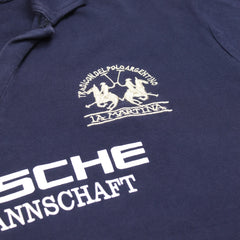 La Martina Polo Chief Keef Marineblau Herren Baumwolle – Nahaufnahme-2