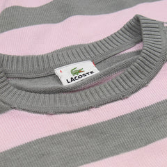 Lacoste Knit Pasha Grau Pink Herren Wolle Acryl – Nahaufnahme-2