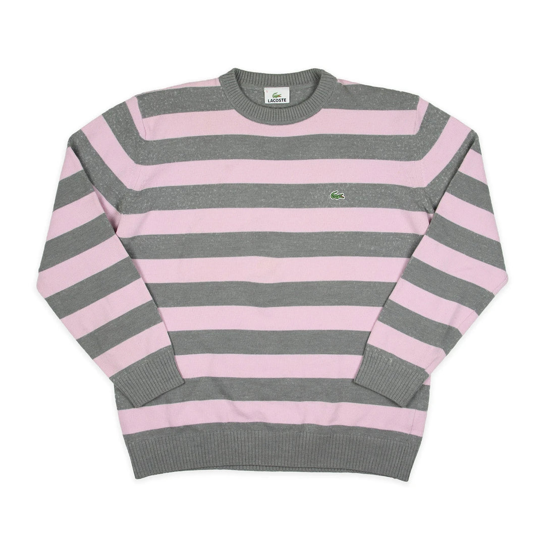 Lacoste Knit Pasha Grau Pink Herren Wolle Acryl – Vorderansicht