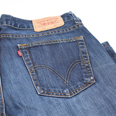Levi’s Jeans Bootcut Blau Herren Denim – Nahaufnahme-2