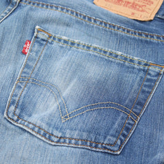 Levi’s Jeans Bootcut Hellblau Herren Baumwolle – Nahaufnahme-1