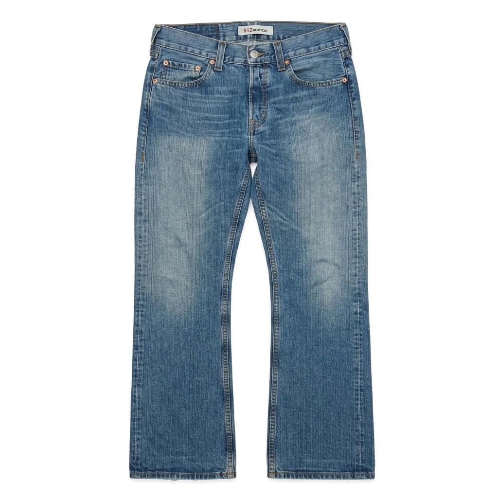 Levi’s Jeans Bootcut Blau Herren Baumwolle – Vorderansicht