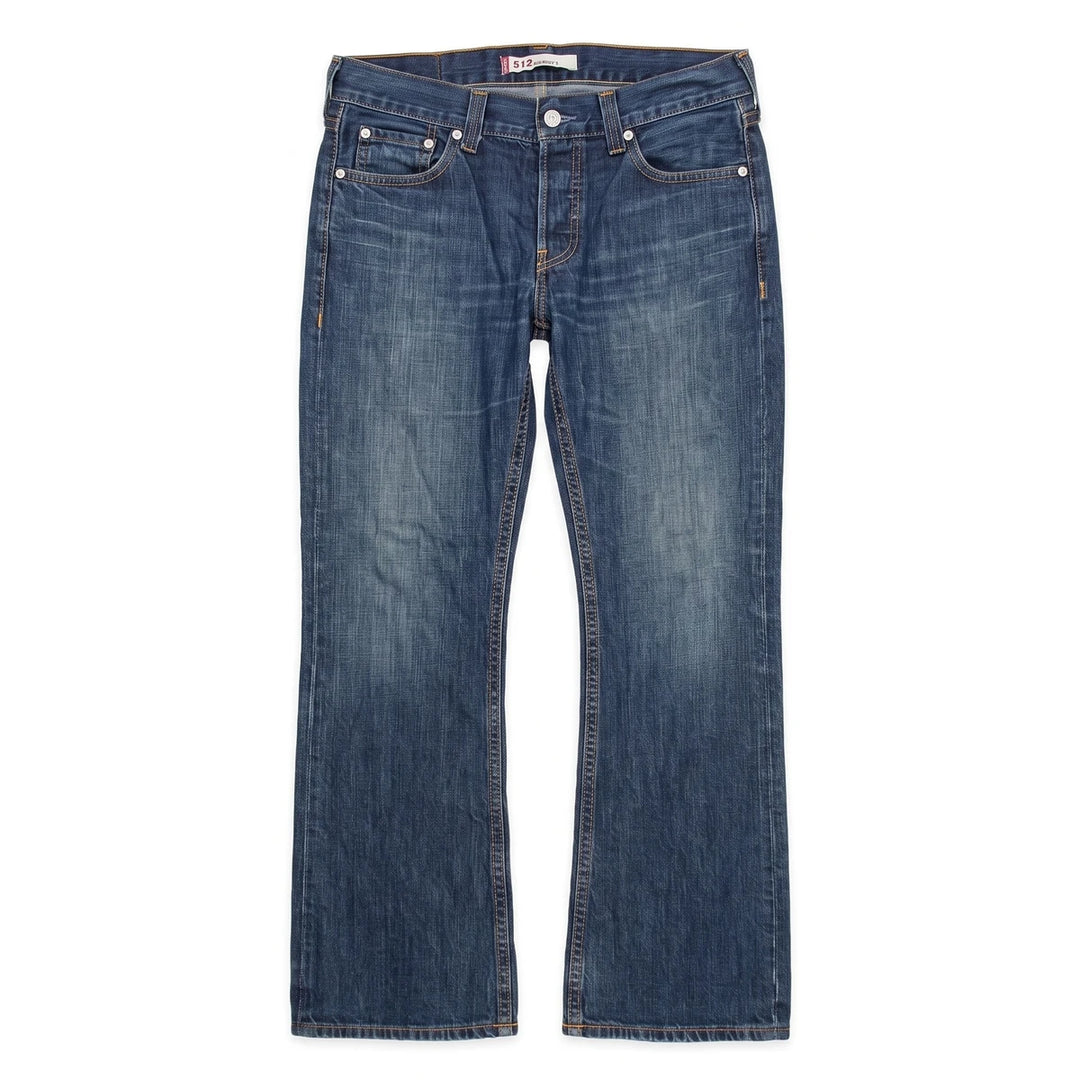 Levi’s Jeans Bootcut Blau Herren Denim – Vorderansicht
