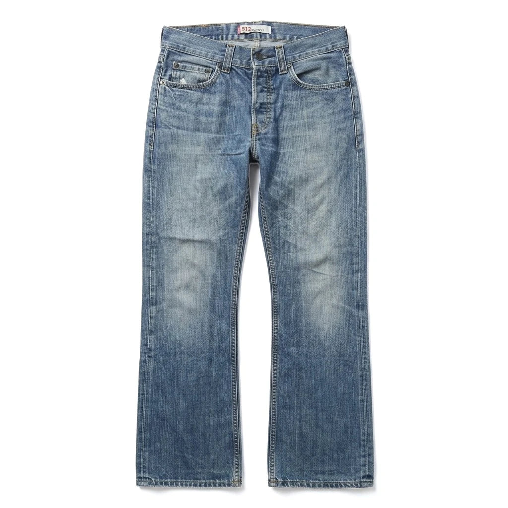 Levi’s Jeans Bootcut Blau Herren Baumwolle – Vorderansicht