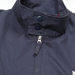 Lonsdale Jacke Casual Marineblau Rot Herren Baumwolle – Nahaufnahme-2