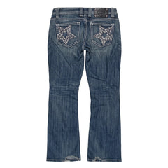 Miss Me Jeans Bootcut Blau Damen Baumwolle – Rückseite