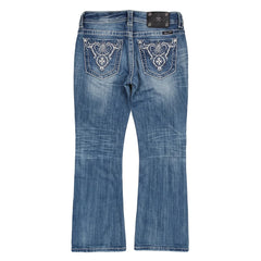 Miss Me Jeans Bootcut Blau Damen Baumwolle – Rückseite