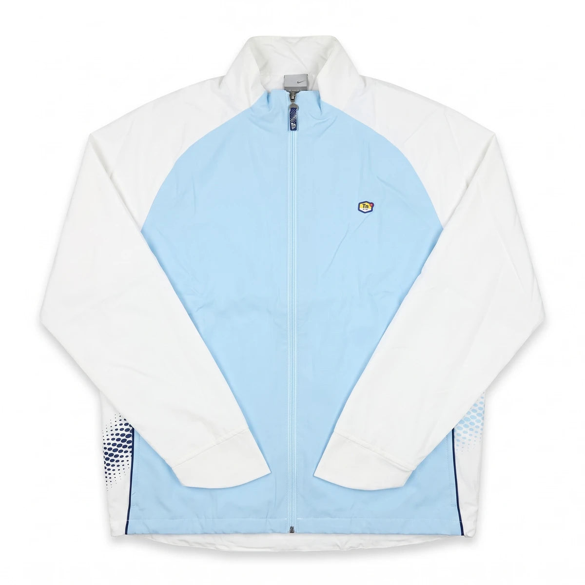 Nike Trackjacket TN Babyblau Weiß Herren Polyester – Vorderansicht
