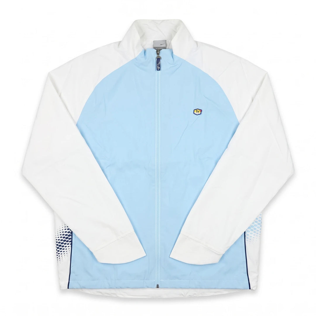 Nike Trackjacket TN Babyblau Weiß Herren Polyester – Vorderansicht