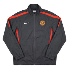 Nike Trackjacket Fußballverein Schwarz Rot Herren Polyester – Vorderansicht
