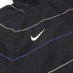 Nike Trackjacket Fußballverein Schwarz Weiß Herren Polyester – Nahaufnahme-1