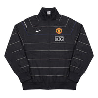 Nike Trackjacket Fußballverein Schwarz Weiß Herren Polyester – Vorderansicht