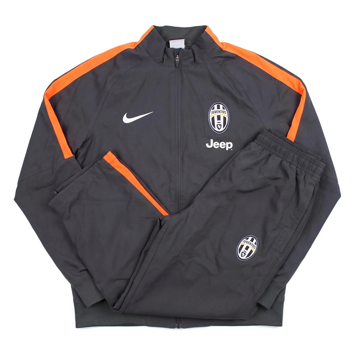 Nike Tracksuit Fußballverein Schwarz Orange Herren Polyester – Gesamtansicht
