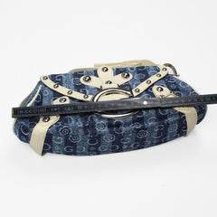 Gussaci Vintage Baguette Bag Vintage Light Denim